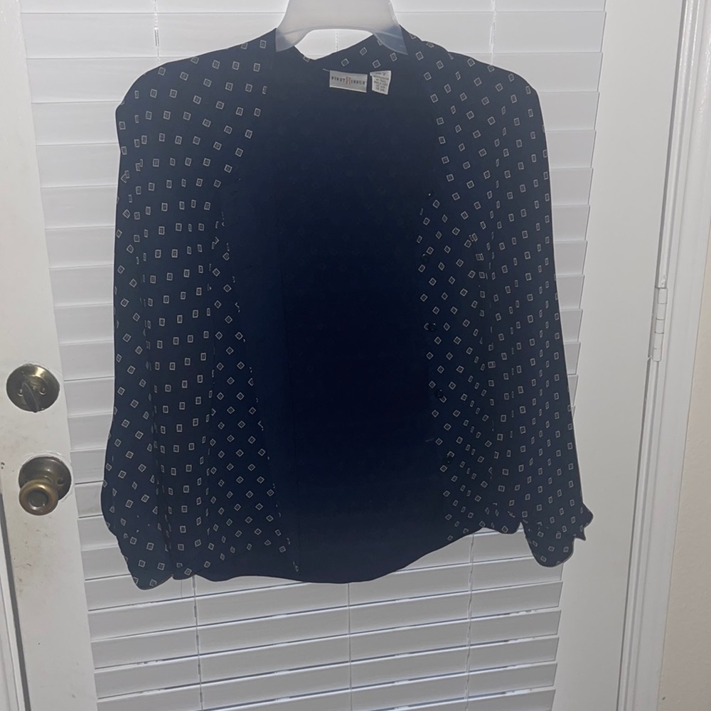 Blue and gold shirt